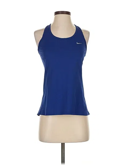 Pre-owned Nike Active Tank Top In Blue
