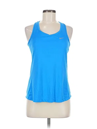 Pre-owned Nike Active Tank Top In Blue
