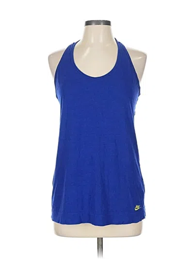 Pre-owned Nike Active Tank Top In Blue
