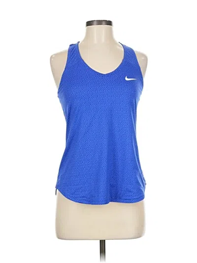 Pre-owned Nike Active Tank Top In Blue