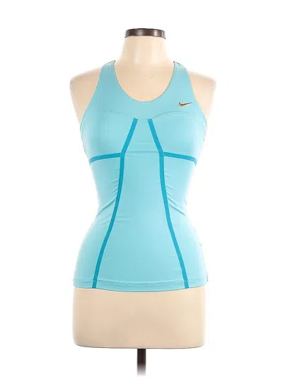 Pre-owned Nike Active Tank Top In Blue