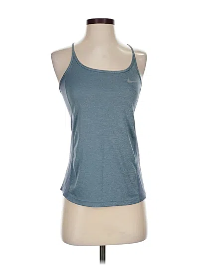 Pre-owned Nike Active Tank Top In Blue