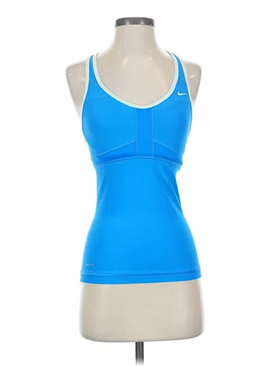 Pre-owned Nike Active Tank Top In Blue