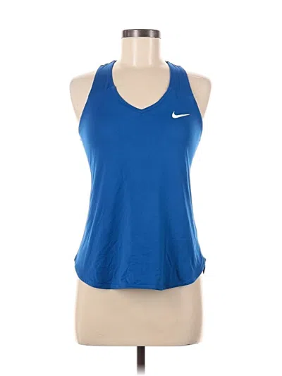 Pre-owned Nike Active Tank Top In Blue