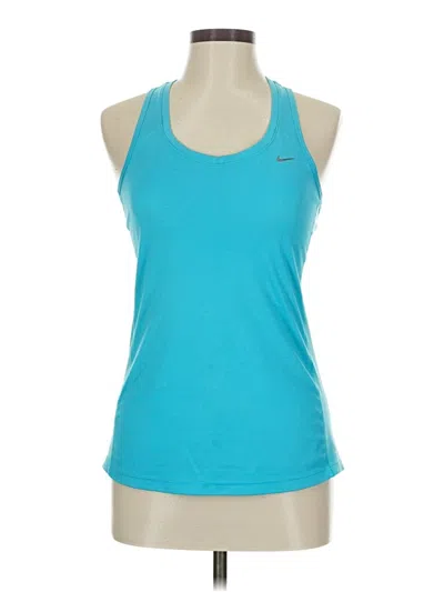 Pre-owned Nike Active Tank Top In Blue