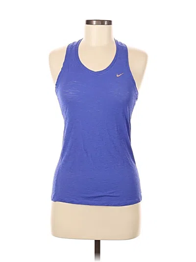 Pre-owned Nike Active Tank Top In Blue