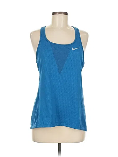 Pre-owned Nike Active Tank Top In Blue