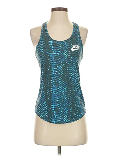 Pre-owned Nike Active Tank Top In Blue