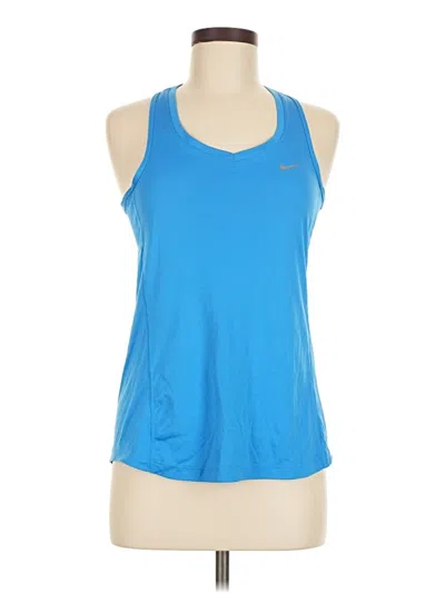 Pre-owned Nike Active Tank Top In Blue