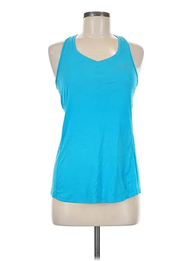 Pre-owned Nike Active Tank Top In Blue