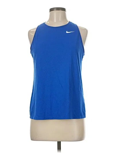 Pre-owned Nike Active Tank Top In Blue