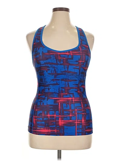 Pre-owned Nike Active Tank Top In Blue