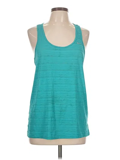 Pre-owned Nike Active Tank Top In Blue