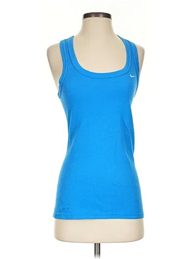 Pre-owned Nike Active Tank Top In Blue