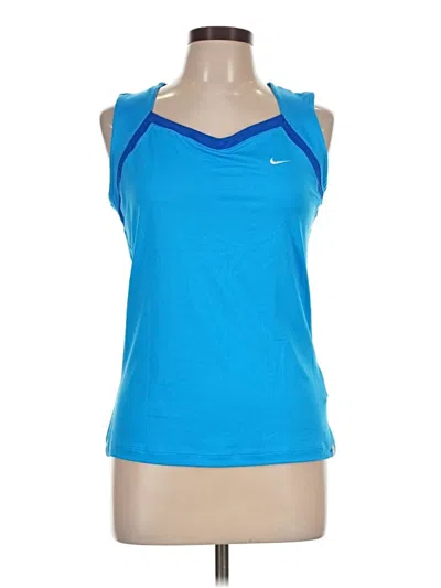 Pre-owned Nike Active Tank Top In Blue