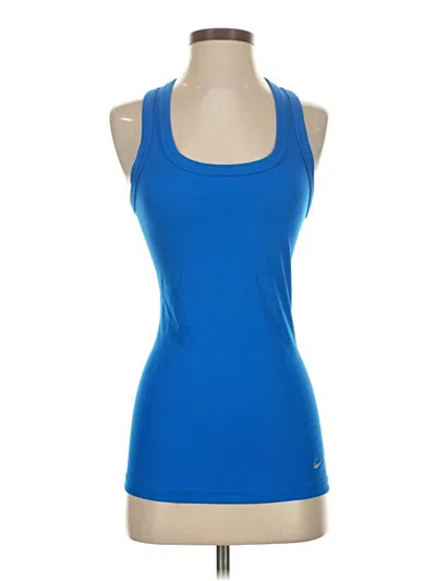 Pre-owned Nike Active Tank Top In Blue