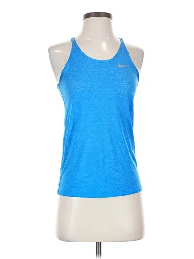 Pre-owned Nike Active Tank Top In Blue