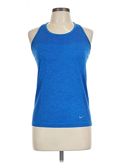 Pre-owned Nike Active Tank Top In Blue