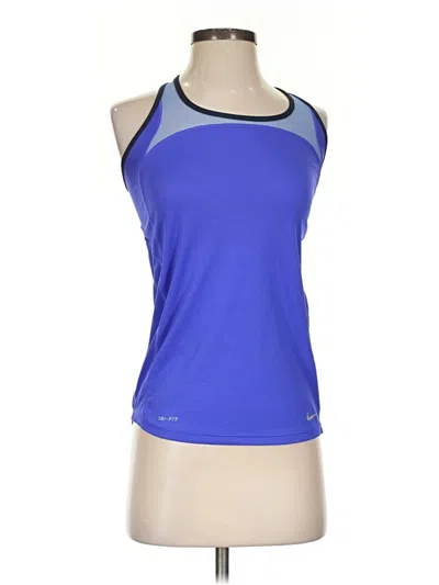 Pre-owned Nike Active Tank Top In Blue