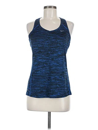 Pre-owned Nike Active Tank Top In Blue