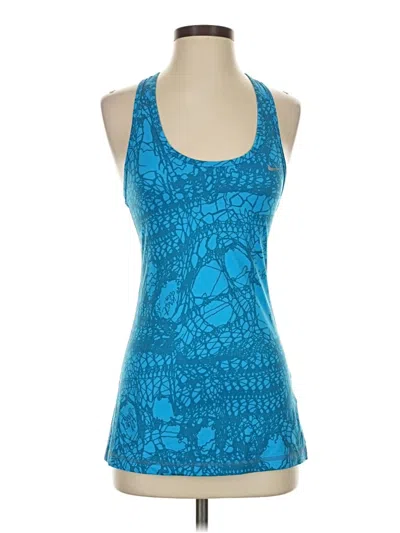 Pre-owned Nike Active Tank Top In Blue