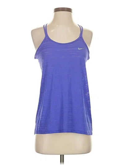 Pre-owned Nike Active Tank Top In Blue