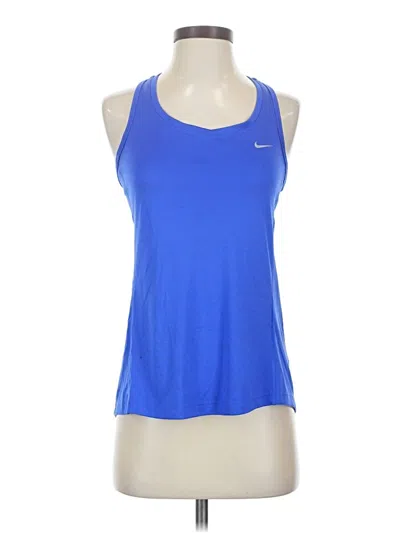 Pre-owned Nike Active Tank Top In Blue