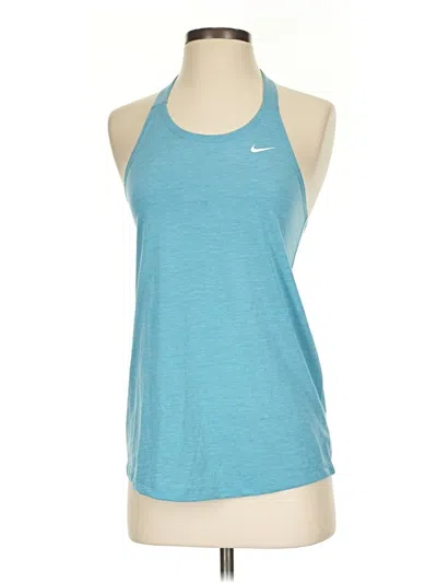 Pre-owned Nike Active Tank Top In Blue