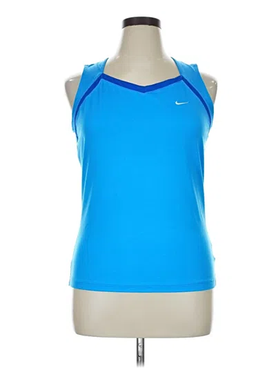 Pre-owned Nike Active Tank Top In Blue