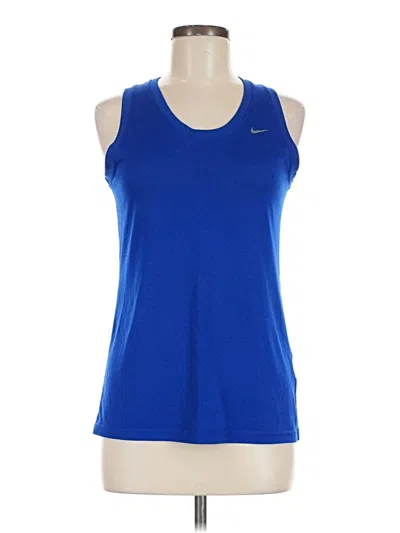 Pre-owned Nike Active Tank Top In Blue
