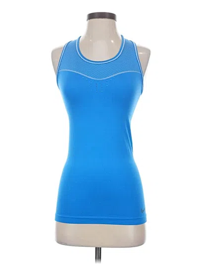 Pre-owned Nike Active Tank Top In Blue