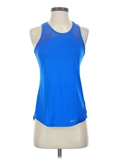 Pre-owned Nike Active Tank Top In Blue