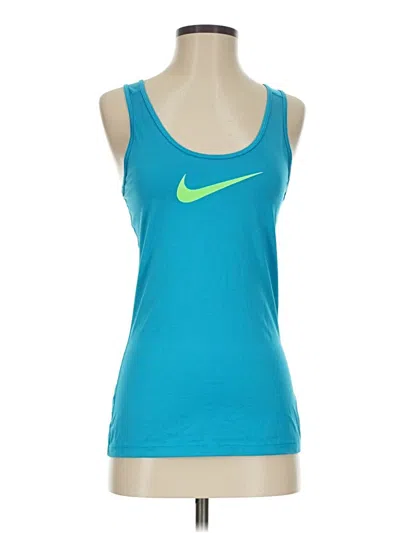 Pre-owned Nike Active Tank Top In Blue