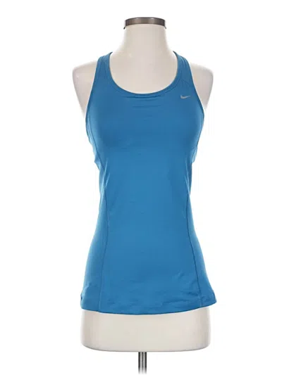 Pre-owned Nike Active Tank Top In Blue
