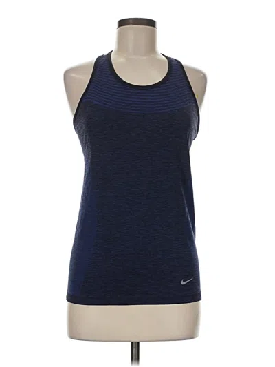 Pre-owned Nike Active Tank Top In Blue