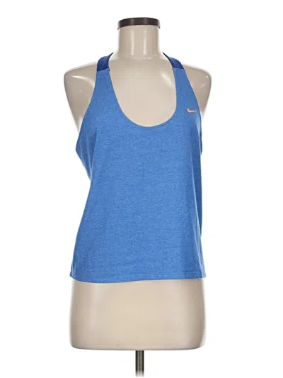Pre-owned Nike Active Tank Top In Blue