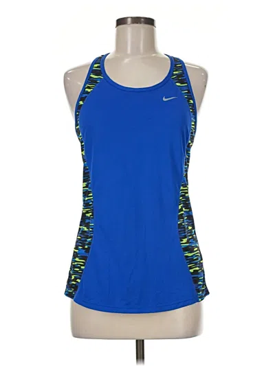 Pre-owned Nike Active Tank Top In Blue