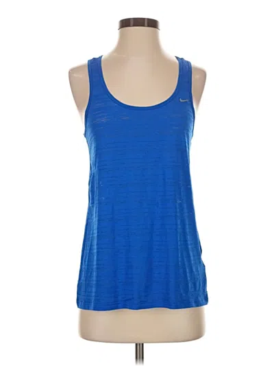 Pre-owned Nike Active Tank Top In Blue