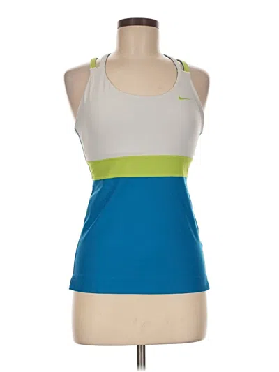 Pre-owned Nike Active Tank Top In Blue