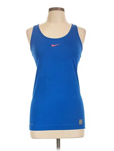 Pre-owned Nike Active Tank Top In Blue