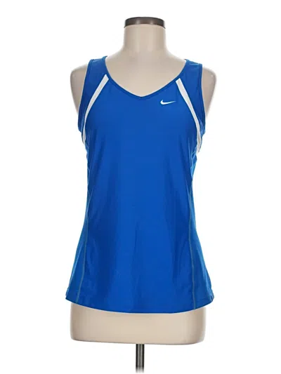 Pre-owned Nike Active Tank Top In Blue