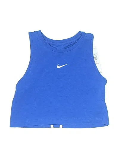 Pre-owned Nike Kids' Active Tank Top In Blue