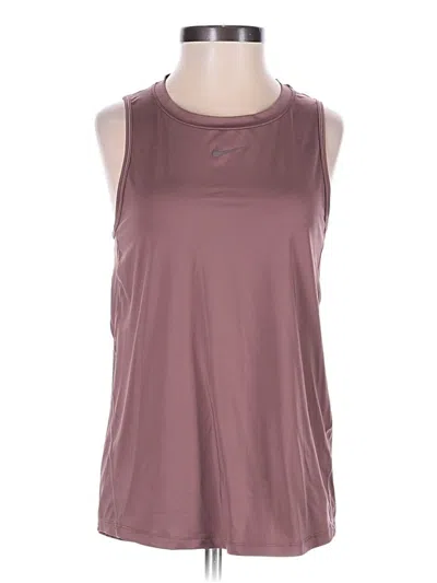 Pre-owned Nike Active Tank Top In Brown