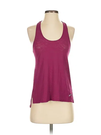 Pre-owned Nike Active Tank Top In Burgundy