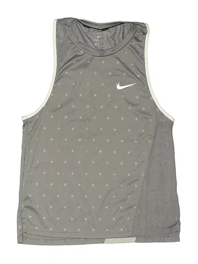 Pre-owned Nike Kids' Active Tank Top In Gray