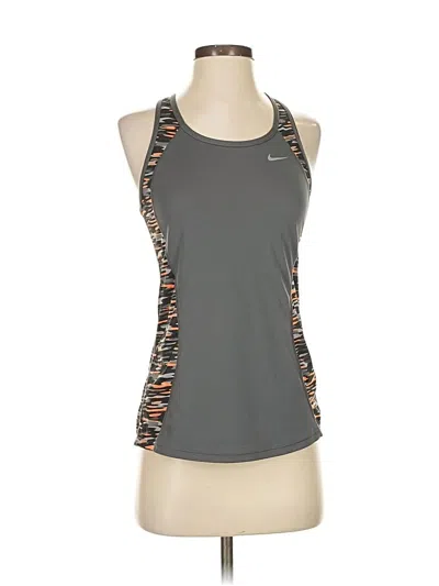 Pre-owned Nike Active Tank Top In Gray