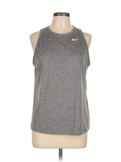 Pre-owned Nike Active Tank Top In Gray