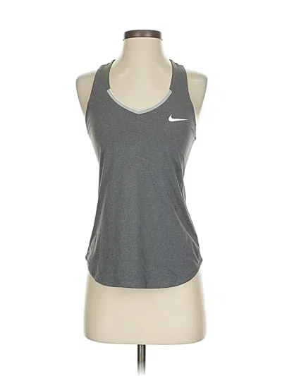 Pre-owned Nike Active Tank Top In Gray
