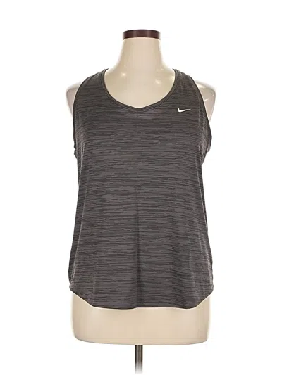 Pre-owned Nike Active Tank Top In Gray