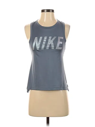 Pre-owned Nike Active Tank Top In Gray